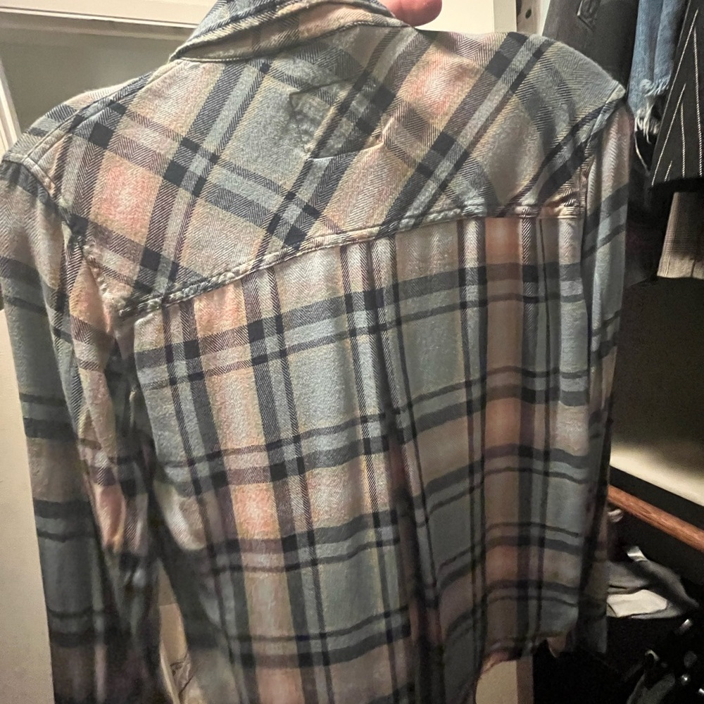 Rails 100% Cotton Button Down Blouse - image 2